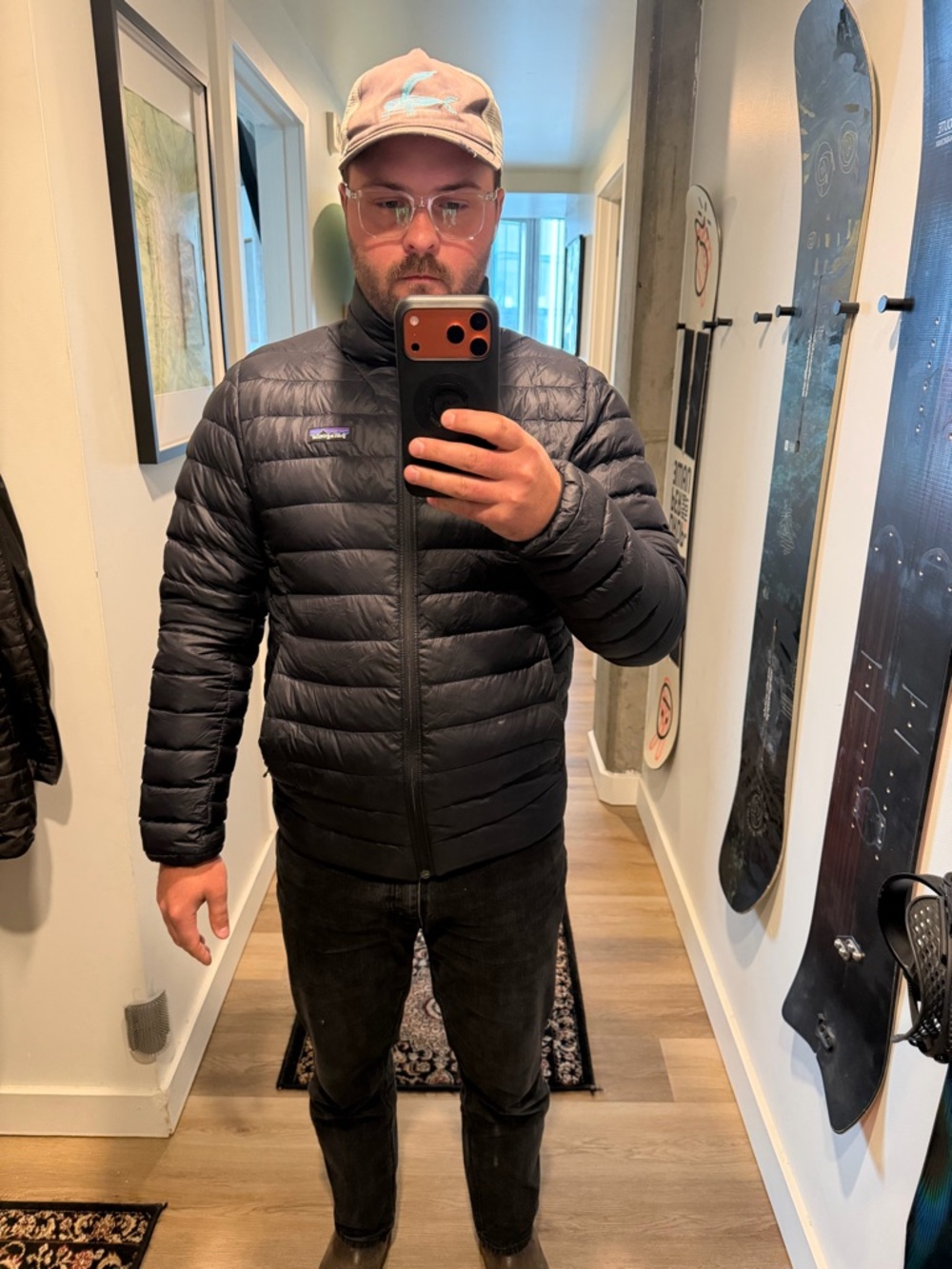 Patagonia Men’s Black Down Jacket